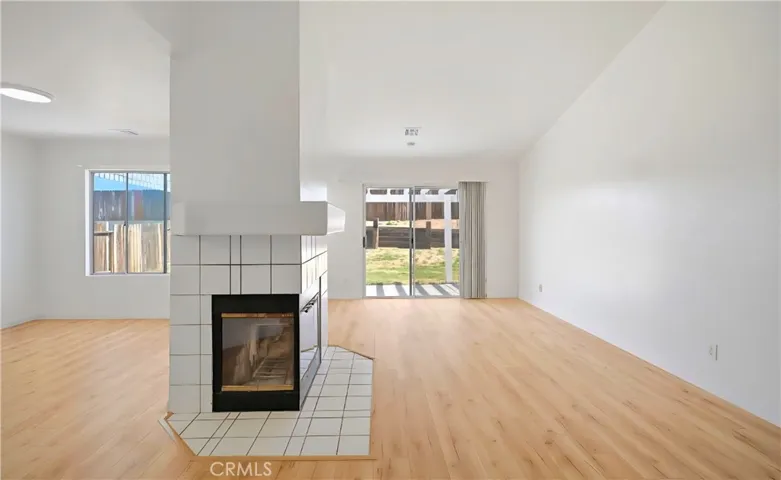 living room and family room