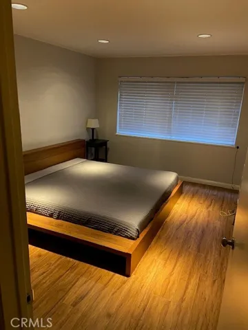 bedroom with walk-in closet