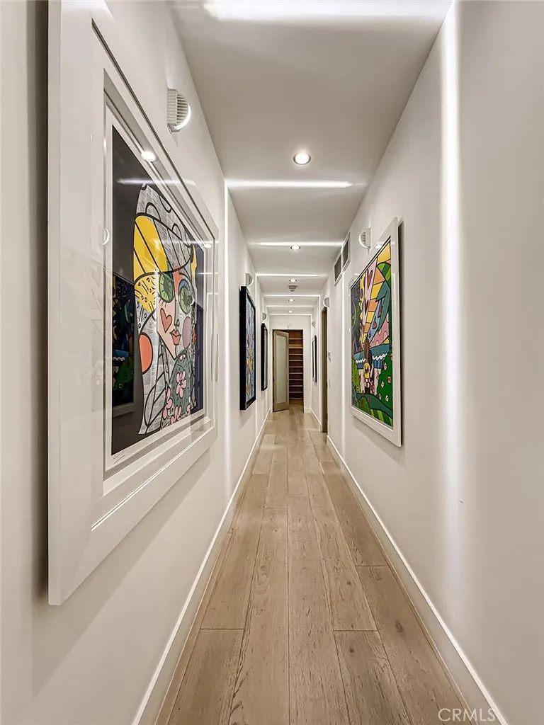 Hallway From Kitchen Living Area to 3 bedrooms