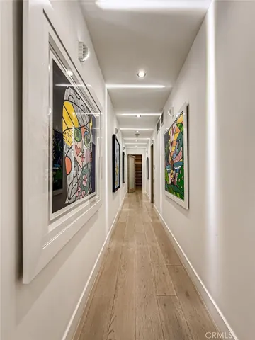 Hallway From Kitchen Living Area to 3 bedrooms