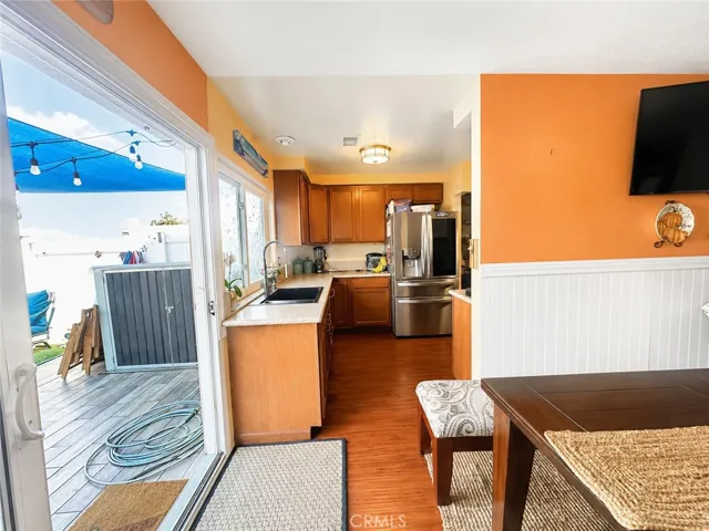 patio kitchen and dining room