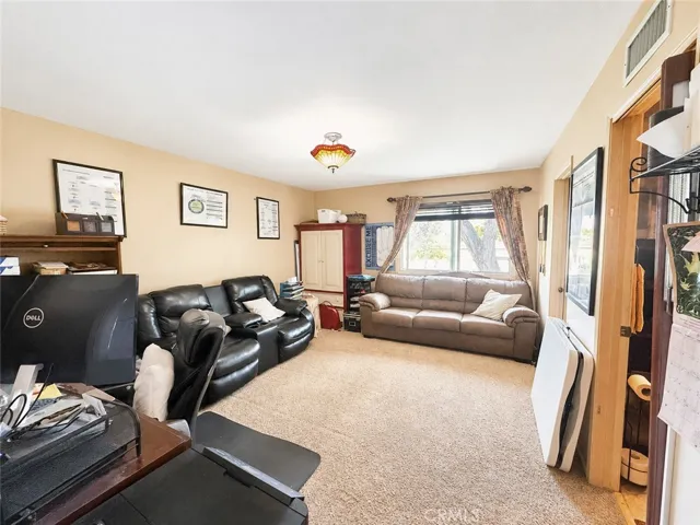 Master Bedroom being used as a office