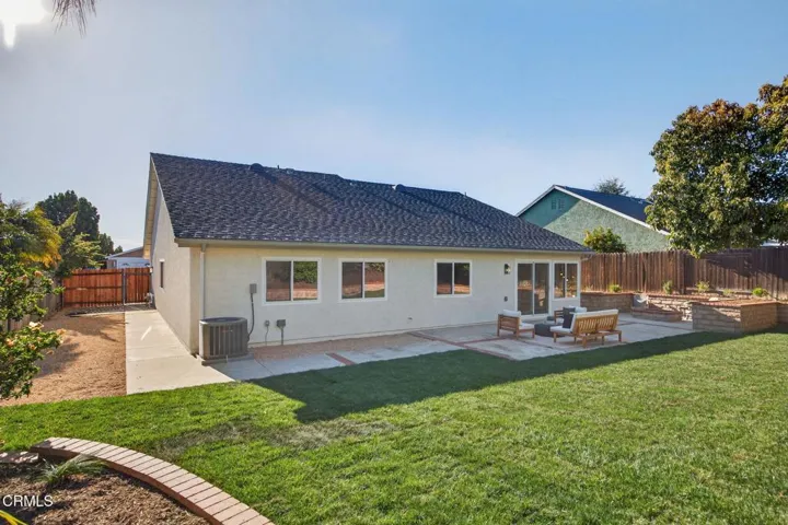 Spacious Yard with Garden Beds