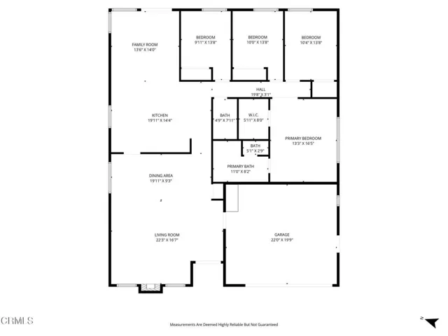 2086 El Rancho Drive Floor Plan