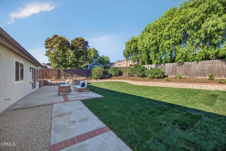 Backyard with Mature Citrus Trees