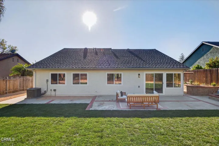Rear Exterior with Patio Seating