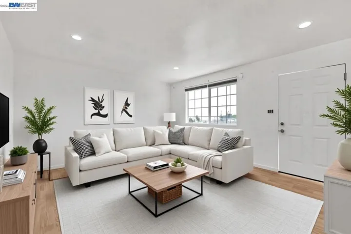 AI Staged Living Room - Option 2