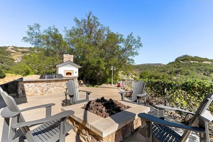 Firepit by the main house