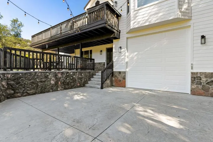 Outdoor patio off the main house