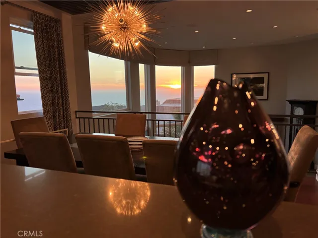 Sunset from the kitchen.