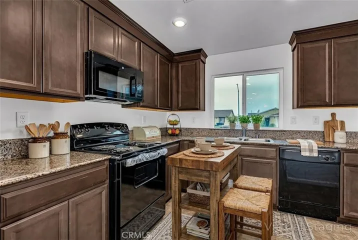 kitchen with virtual staging