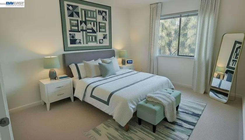 virtually staged bedroom #2