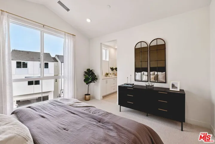 Model home primary bedroom