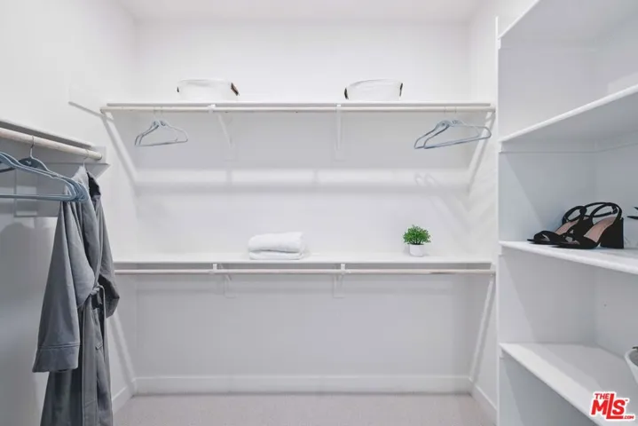 Model home primary walk-in clo