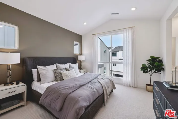 Model home primary bedroom