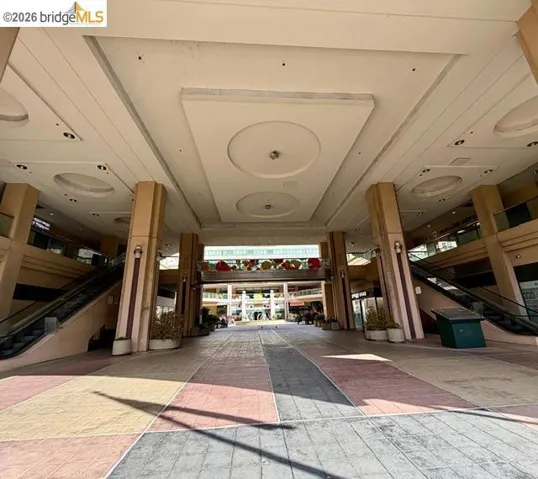 Building lobby with stairs