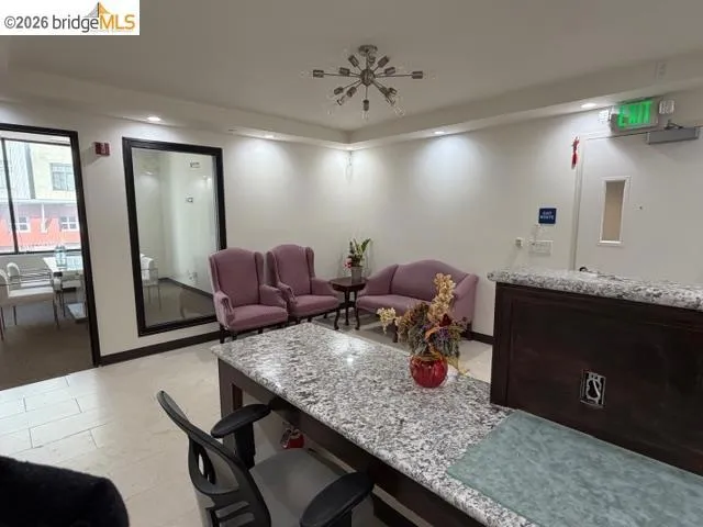 Dining area featuring recessed lighting and baseboards