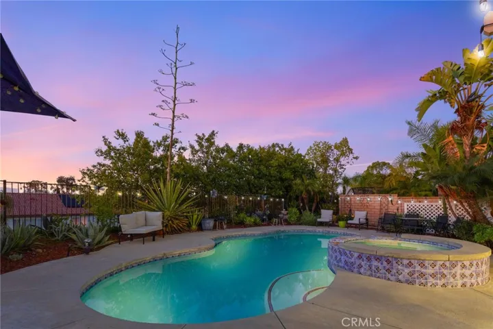 Breath taking views can be observed from the backyard overlooking Corona all the way up to the mountains.