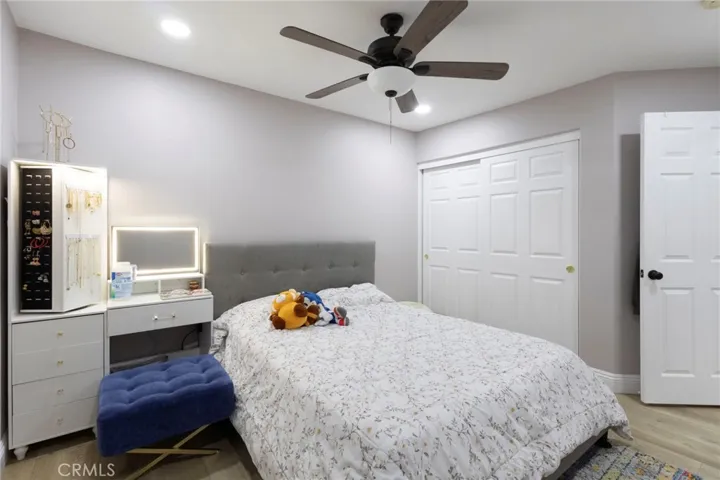 Fourth bedroom, look at large closet and door to the hallway on the right.