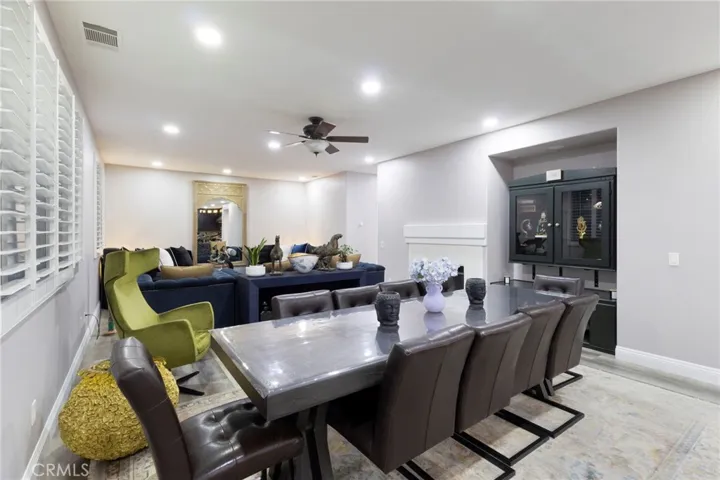 Second view from dining room into family room.