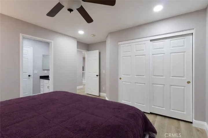 Second bedroom, with jack and jill full bath shared with third bedroom.
