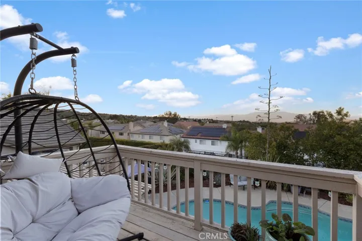 Master suite balcony.