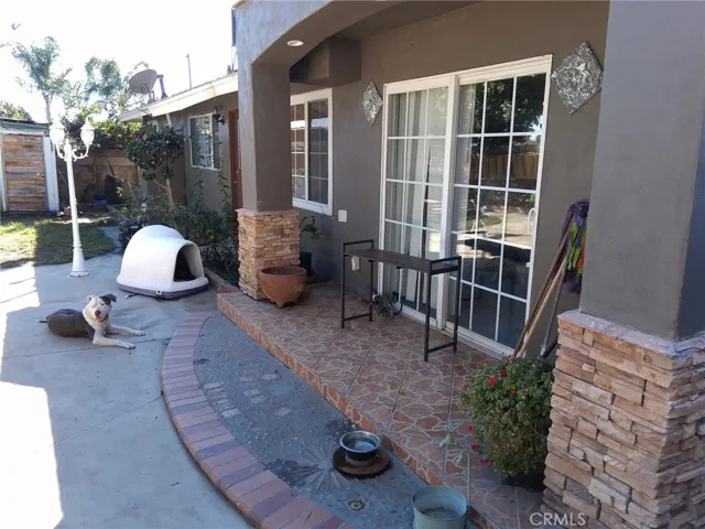 Rear side of Home