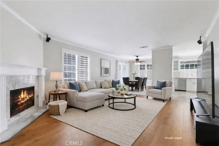 Living Room Virtually Staged