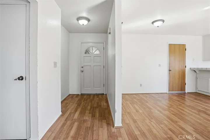 Entry and dining area