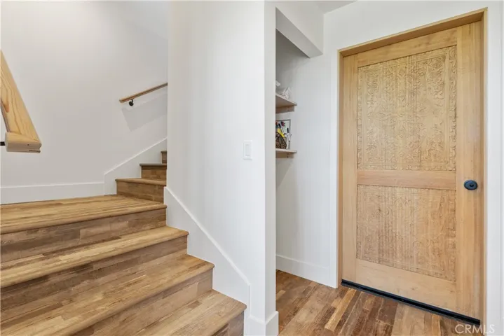 Teak stairs