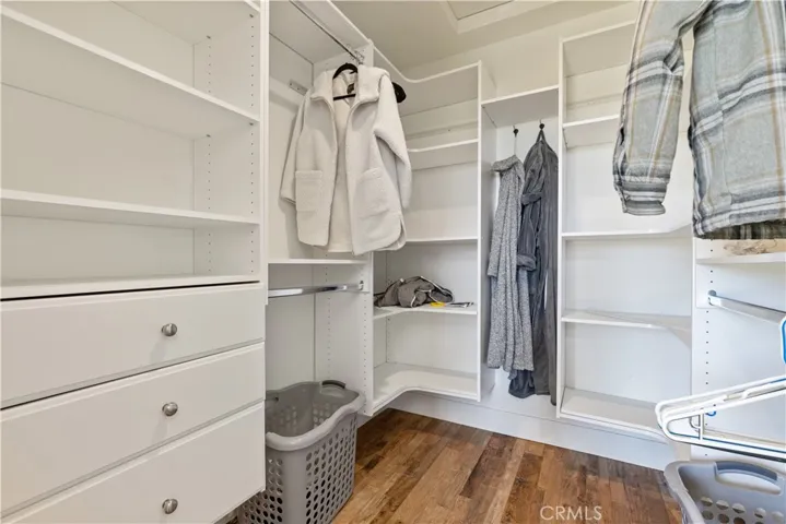 Primary walk in closet
