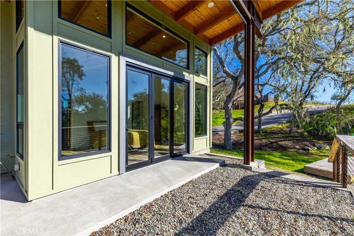 Just outside primary bedroom .