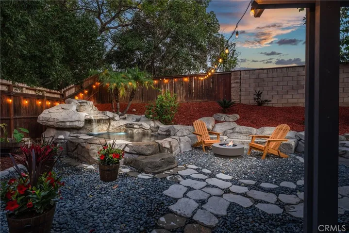 Backyard Evening View