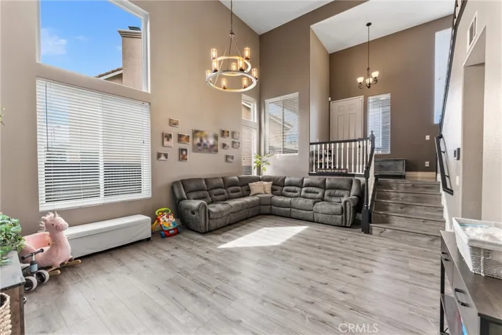 View of Living/Front Entrance from dining room