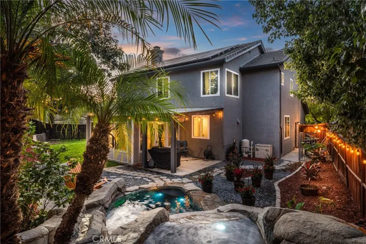Evening Soak in the Private Backyard
