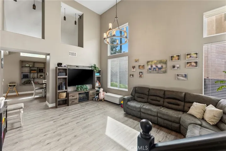 Open Living Room full of Light.