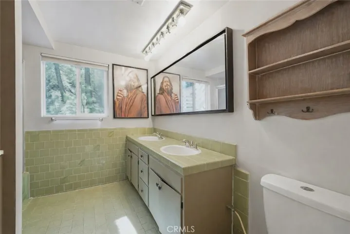 mainfloor bathroom visual or ai adjustments may have been used