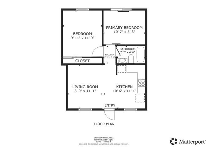 Schmatic shows Primary bedroom - that is technically the bonus room.
