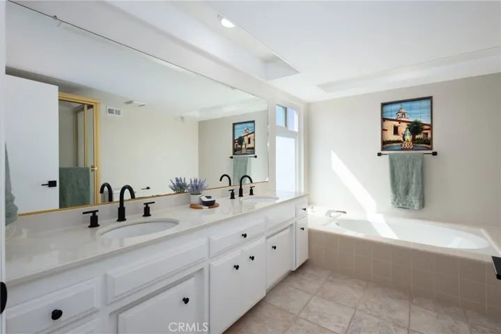 primary bathroom upstairs