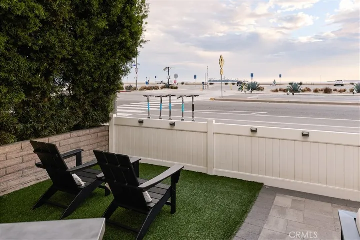 beachfront patio