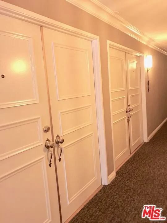 entrance to unit