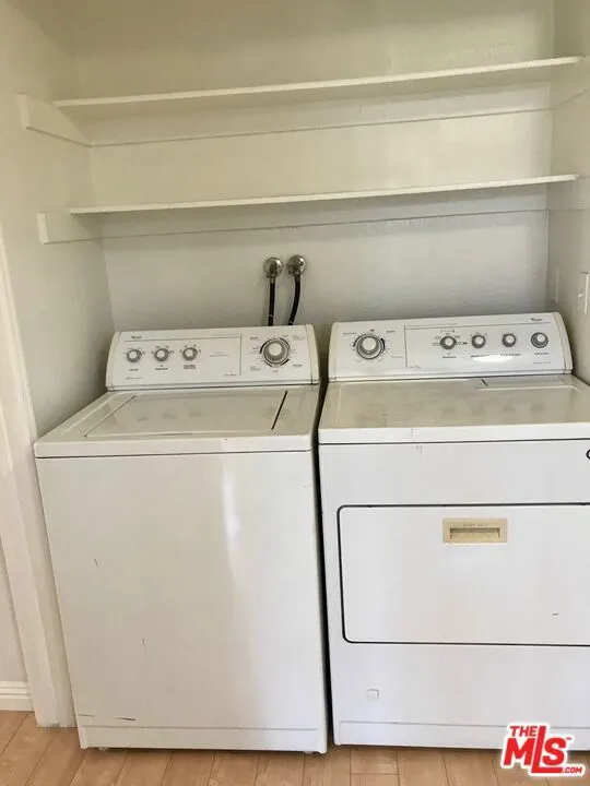 Washer and dryer in unit