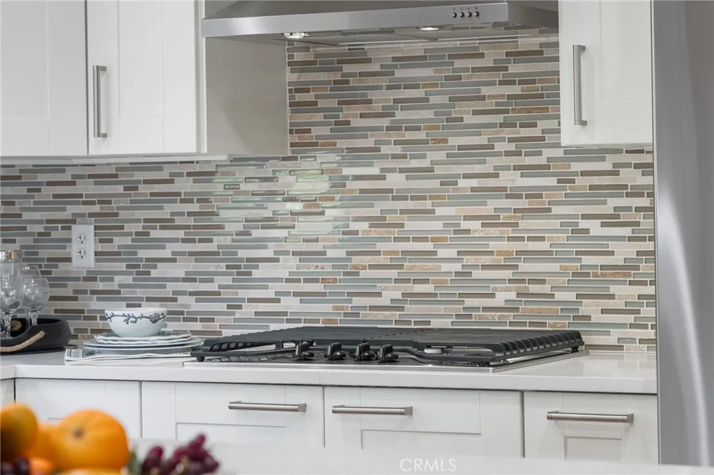 Close up of backsplash.