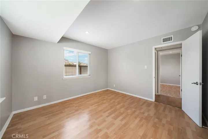 Bedroom 2 has privacy to the east. Between the bedrooms in the hallway is a Linen closet.