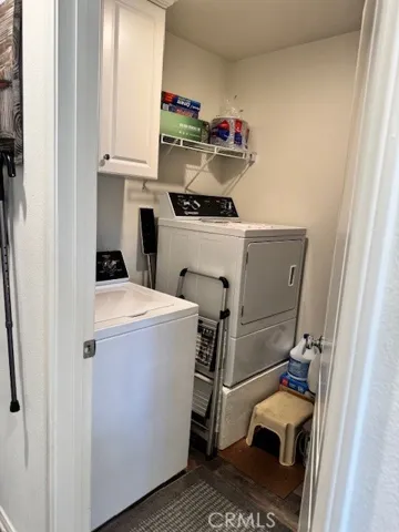 Laundry near kitchen