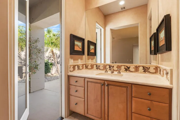 Guest Bath Private Patio