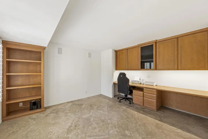 Downstairs Bedroom with Built-Ins