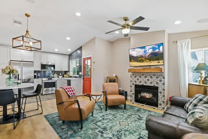 Living room from front door