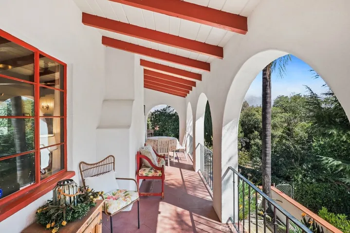 Balcony sitting area