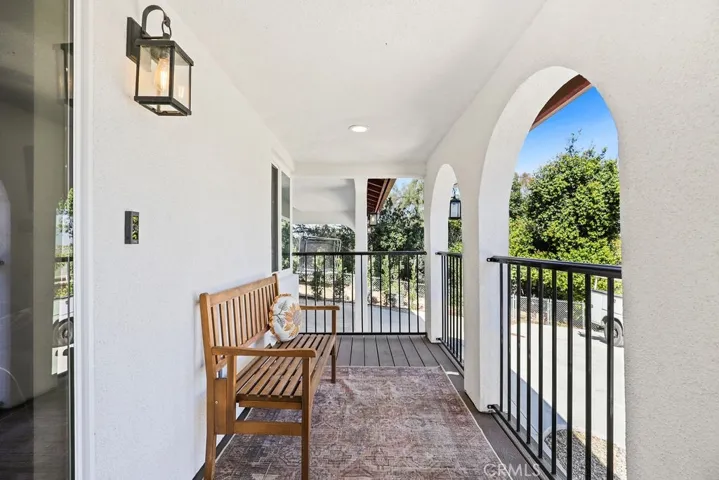 Balcony sitting area